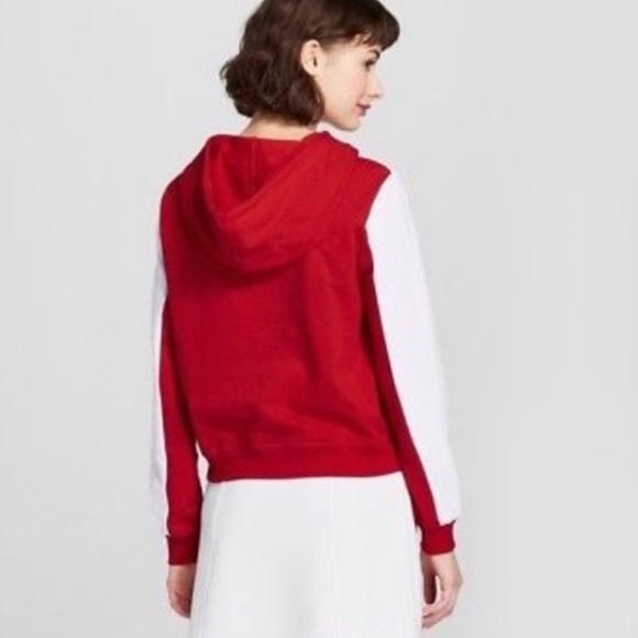 (B52) Hunter For Target White & Red Hoodie Pullover, Size Medium - Picture 3 of 14